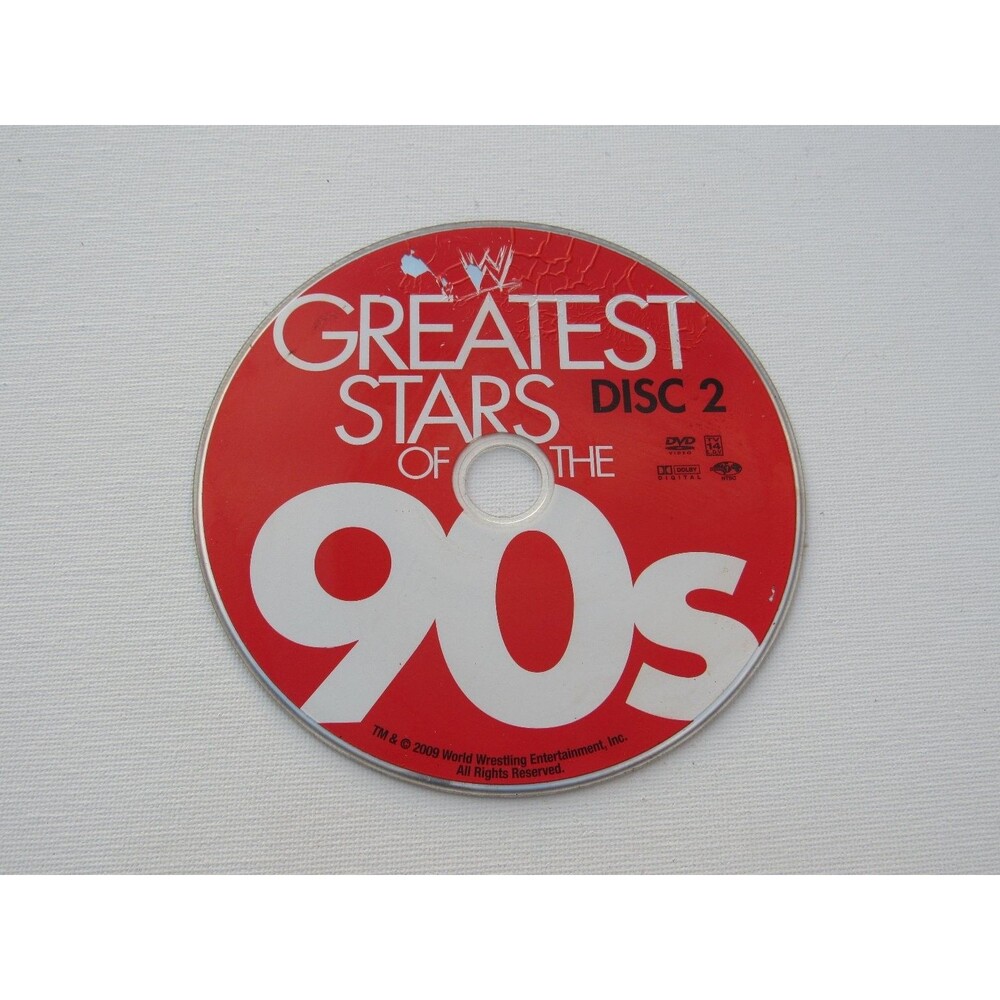 WWE Greatest Stars of the 90s DVD Disc 2 2009 Wrestling NTSC
